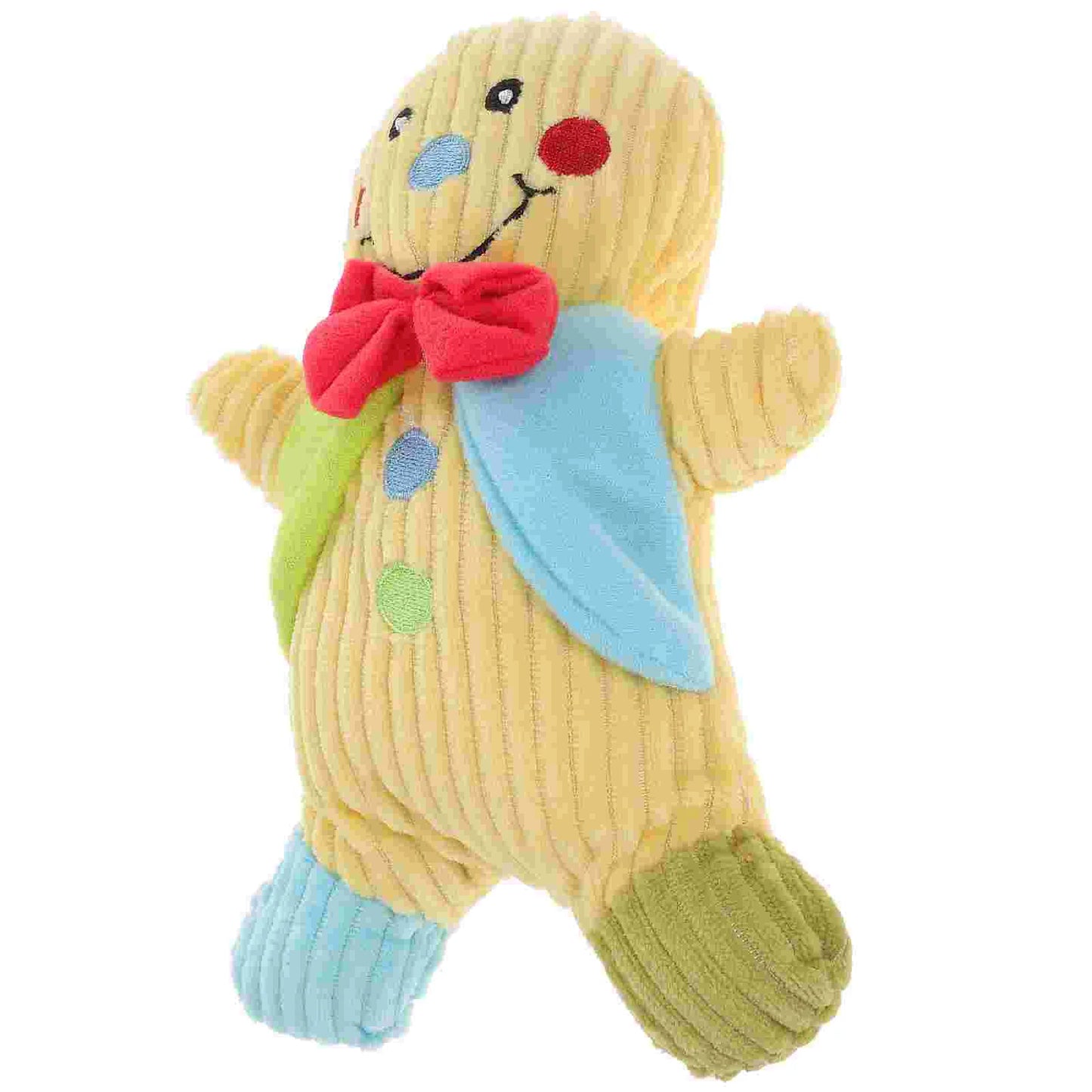 Vocalize Gingerbread Man Toy Stuffed Pet Plush Christmas Dog Squeaky